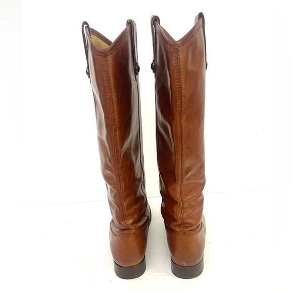 Frye Melissa Button Cognac Size 7.5B - Picture 4 of 9